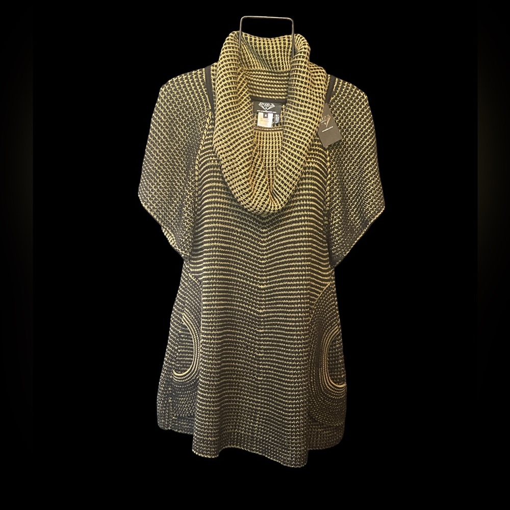 Angel Apparel Chic Black and Knit Tunic